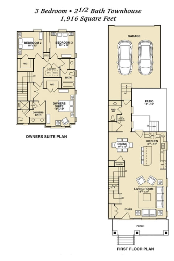 Condo Floor Plans in Detroit, MI | Woodbridge Crossing - Lincoln-V2